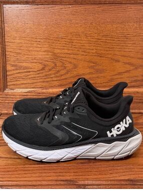 Hoka One One Arahi Black White Shoes